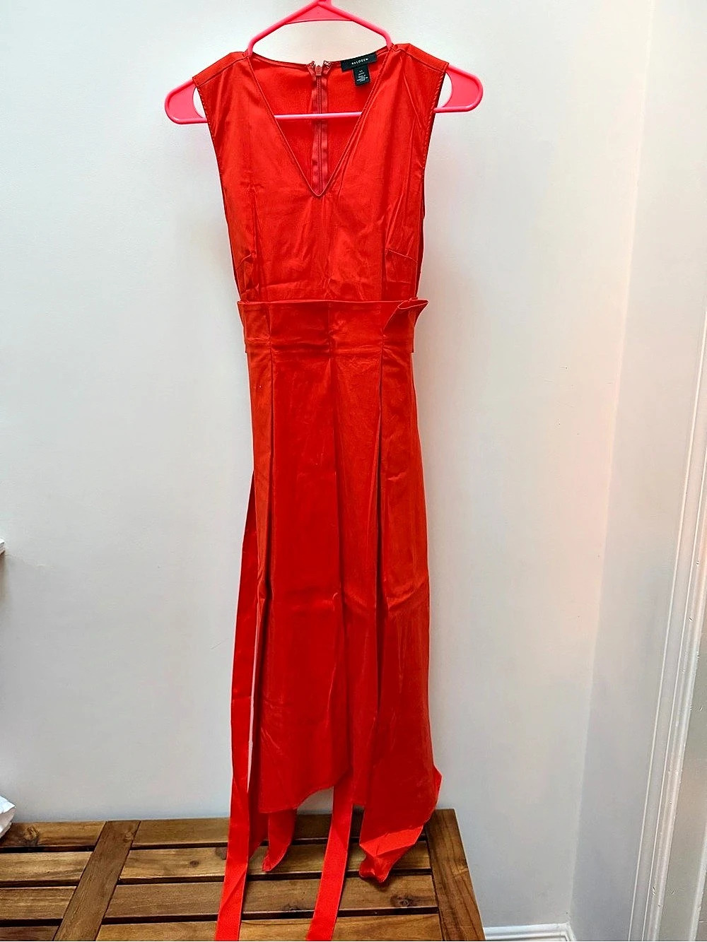 Halogen Red Maxi Dress XS Like New